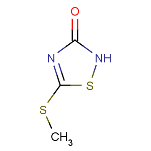 CAS No:56409-41-7 5-methylsulfanyl-1,2,4-thiadiazol-3-one