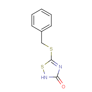 CAS No:56409-57-5 5-benzylsulfanyl-1,2,4-thiadiazol-3-one