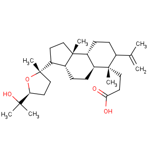 CAS No:56421-13-7 1H-Benz[e]indene-6-propanoicacid,dodecahydro-6,9a,9b-trimethyl-7-(1-methylethenyl)-3-[(2S,5S)-tetrahydro-5-(1-hydroxy-1-methylethyl)-2-methyl-2-furanyl]-,(3S,3aR,5aR,6S,7S,9aR,9bR)-