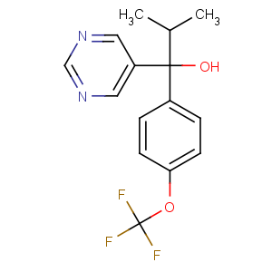 CAS No:56425-91-3 2-methyl-1-pyrimidin-5-yl-1-[4-(trifluoromethoxy)phenyl]propan-1-ol