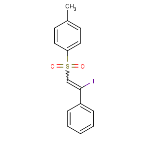 CAS No:56480-95-6 Benzene,1-[(2-iodo-2-phenylethenyl)sulfonyl]-4-methyl-