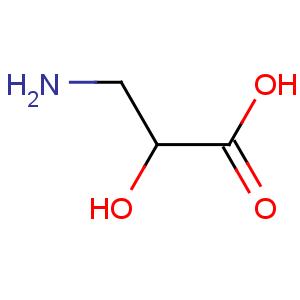 CAS No:565-71-9 3-amino-2-hydroxypropanoic acid