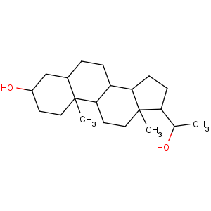 CAS No:566-58-5 (3R,5S,8R,9S,10S,13S,14S,17S)-17-[(1S)-1-hydroxyethyl]-10,13-dimethyl-2,<br />3,4,5,6,7,8,9,11,12,14,15,16,<br />17-tetradecahydro-1H-cyclopenta[a]phenanthren-3-ol