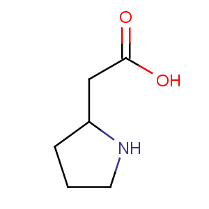 CAS No:56633-75-1 2-[(2S)-pyrrolidin-2-yl]acetic acid