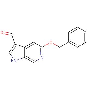 CAS No:56795-92-7 5-phenylmethoxy-1H-pyrrolo[2,3-c]pyridine-3-carbaldehyde
