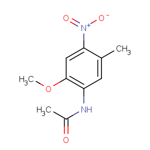 CAS No:56843-30-2 2'-Methoxy-5'-methyl-4'-nitroacetanilide