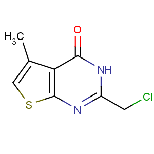 CAS No:568577-81-1 2-(chloromethyl)-5-methyl-3H-thieno[2,3-d]pyrimidin-4-one