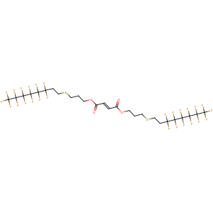 CAS No:56927-83-4 Bis[3-(1H,1H,2H,2H-perfluorooctylthio)propyl]fumarate
