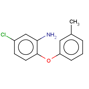 CAS No:56966-51-9 Benzenamine,5-chloro-2-(3-methylphenoxy)-