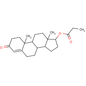 CAS No:57-85-2 [(8R,9S,10R,13S,14S,17S)-10,13-dimethyl-3-oxo-1,2,6,7,8,9,11,12,14,15,<br />16,17-dodecahydrocyclopenta[a]phenanthren-17-yl] propanoate