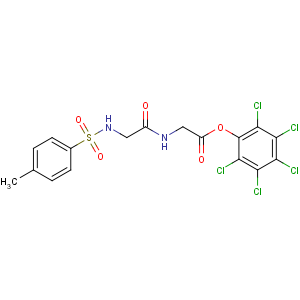 CAS No:57066-12-3 Glycine,N-[N-[(4-methylphenyl)sulfonyl]glycyl]-, pentachlorophenyl ester (9CI)