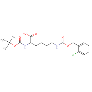 CAS No:57096-11-4 (2R)-6-[(2-chlorophenyl)methoxycarbonylamino]-2-[(2-methylpropan-2-yl)<br />oxycarbonylamino]hexanoic acid