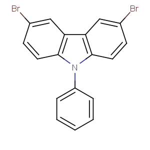 CAS No:57103-20-5 3,6-dibromo-9-phenylcarbazole