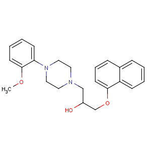 CAS No:57149-07-2 1-[4-(2-methoxyphenyl)piperazin-1-yl]-3-naphthalen-1-yloxypropan-2-ol
