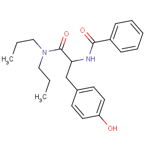 CAS No:57227-09-5 N-[1-(dipropylamino)-3-(4-hydroxyphenyl)-1-oxopropan-2-yl]benzamide