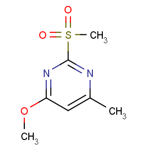 CAS No:57268-32-3 4-methoxy-6-methyl-2-methylsulfonylpyrimidine