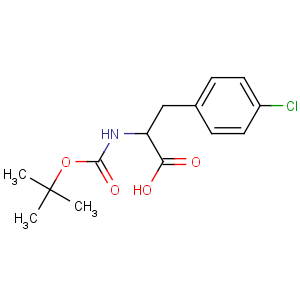 CAS No:57292-44-1 (2R)-3-(4-chlorophenyl)-2-[(2-methylpropan-2-yl)oxycarbonylamino]<br />propanoic acid