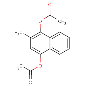CAS No:573-20-6 (4-acetyloxy-3-methylnaphthalen-1-yl) acetate