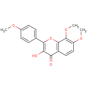 CAS No:57499-06-6 3-hydroxy-7,8-dimethoxy-2-(4-methoxyphenyl)chromen-4-one