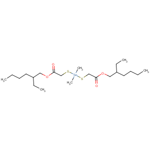 CAS No:57583-35-4 2-ethylhexyl<br />2-[[2-(2-ethylhexoxy)-2-oxoethyl]sulfanyl-dimethylstannyl]<br />sulfanylacetate