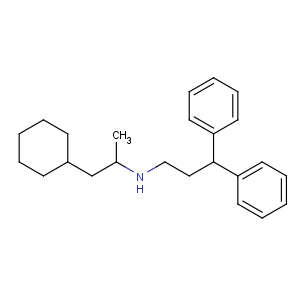 CAS No:57653-27-7 N-(1-cyclohexylpropan-2-yl)-3,3-diphenylpropan-1-amine