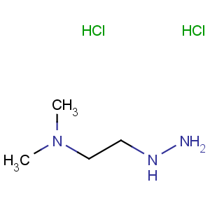 CAS No:57659-80-0 Ethanamine,2-hydrazinyl-N,N-dimethyl-, hydrochloride (1:2)