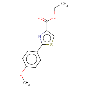 CAS No:57677-79-9 4-Thiazolecarboxylicacid, 2-(4-methoxyphenyl)-, ethyl ester