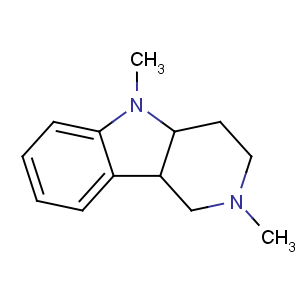 CAS No:57684-92-1 (4aR,9bR)-2,5-dimethyl-3,4,4a,9b-tetrahydro-1H-pyrido[4,3-b]indole