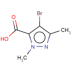CAS No:5775-88-2 1H-Pyrazole-5-carboxylicacid, 4-bromo-1,3-dimethyl-