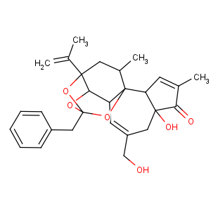 CAS No:57852-42-3 7H-2,9b-Epoxyazuleno[5',4':3,4]benzo[1,2-d]-1,3-dioxol-7-one,3a,3b,6,6a,9a,10,11,11a-octahydro-6a-hydroxy-5-(hydroxymethyl)-8,10-dimethyl-11a-(1-methylethenyl)-2-(phenylmethyl)-,(2S,3aR,3bS,6aR,9aR,9bR,10R,11aR)-