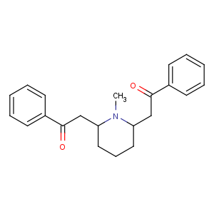 CAS No:579-21-5 2-[(2R,6S)-1-methyl-6-phenacylpiperidin-2-yl]-1-phenylethanone