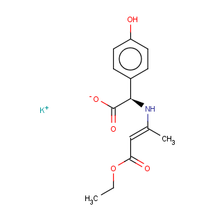CAS No:57938-86-0 Potassium (R)-((3-ethoxy-1-methyl-3-oxoprop-1-enyl)amino)(4-hydroxyphenyl)acetate