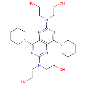 CAS No:58-32-2 2-[[2-[bis(2-hydroxyethyl)amino]-4,8-di(piperidin-1-yl)pyrimido[5,<br />4-d]pyrimidin-6-yl]-(2-hydroxyethyl)amino]ethanol