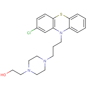 CAS No:58-39-9 2-[4-[3-(2-chlorophenothiazin-10-yl)propyl]piperazin-1-yl]ethanol