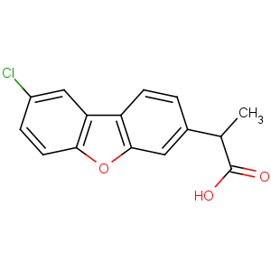 CAS No:58012-63-8 2-(8-chlorodibenzofuran-3-yl)propanoic acid