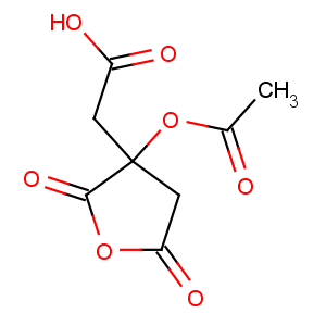 CAS No:58032-65-8 2-(3-acetyloxy-2,5-dioxo-oxolan-3-yl)acetic acid
