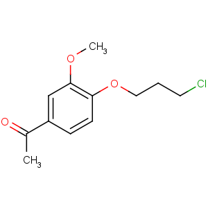CAS No:58113-30-7 1-[4-(3-chloropropoxy)-3-methoxyphenyl]ethanone