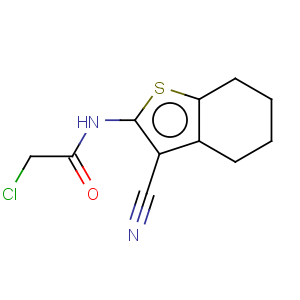 CAS No:58125-40-9 Acetamide,2-chloro-N-(3-cyano-4,5,6,7-tetrahydrobenzo[b]thien-2-yl)-