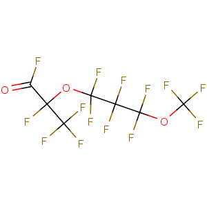 CAS No:58194-00-6 2,3,3,3-tetrafluoro-2-[1,1,2,2,3,3-hexafluoro-3-(trifluoromethoxy)propoxy]propanoyl fluoride
