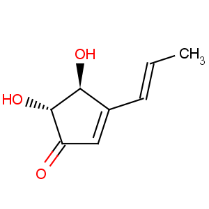 CAS No:582-46-7 2-Cyclopenten-1-one,4,5-dihydroxy-3-(1E)-1-propen-1-yl-, (4S,5R)-