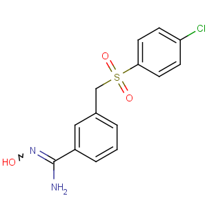 CAS No:583059-52-3 3-[(4-chlorophenyl)sulfonylmethyl]-N'-hydroxybenzenecarboximidamide