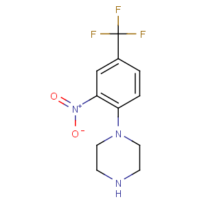 CAS No:58315-38-1 1-[2-nitro-4-(trifluoromethyl)phenyl]piperazine