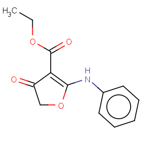 CAS No:58337-16-9 3-Furancarboxylic acid,4,5-dihydro-4-oxo-2-(phenylamino)-, ethyl ester