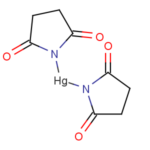 CAS No:584-43-0 2,5-Pyrrolidinedione,mercury(2+) salt (2:1)