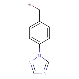 CAS No:58419-69-5 1-[4-(bromomethyl)phenyl]-1,2,4-triazole