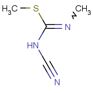 CAS No:5848-24-8 methyl N-cyano-N'-methylcarbamimidothioate