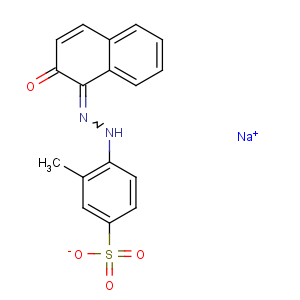 CAS No:5850-86-2 Benzenesulfonic acid,4-[2-(2-hydroxy-1-naphthalenyl)diazenyl]-3-methyl-, sodium salt (1:1)