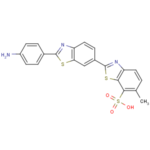 CAS No:5855-97-0 2-(4-Aminophenyl)-6-methyl(2,6-bibenzothiazole)-7-sulphonic acid