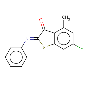 CAS No:5858-08-2 6-chloro-4-methyl-2-(phenylimino)benzo[b]thiophen-3(2H)-one