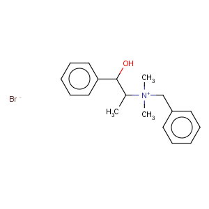 CAS No:58648-09-2 Benzeneethanaminium, b-hydroxy-N,N,a-trimethyl-N-(phenylmethyl)-,bromide (1:1), (aS,bR)-